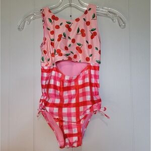 😎 Breaking‎ Waves Pink Swimsuit